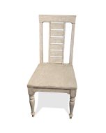 Riverside Furniture Hailey Wood Seat Side Chair in Pebble