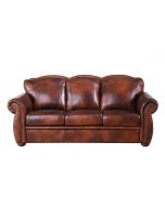 Leather Italy Arizona Leather Sofa in Marco Leather