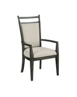Kincaid Plank Road Oakley Dining Arm Chair in Charcoal Finish