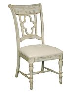Kincaid Weatherford- Cornsilk Side Chair in white