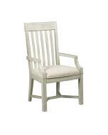 American Drew Litchfield White James Arm Chair