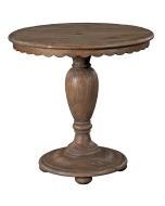 Kincaid Weatherford- Heather Accent Table in gray-brown