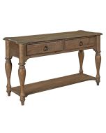 Kincaid Weatherford- Heather Sofa Table in gray-brown