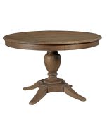 Kincaid Weatherford- Heather Milford Round Dining Table in gray-brown