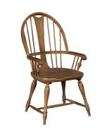 Kincaid Weatherford- Heather Baylis Arm Chair in gray-brown