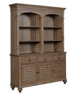 Kincaid Weatherford- Heather Hastings Open Buffet/Hutch in gray-brown