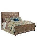 Kincaid Weatherford- Heather Shelter King Bed in gray-brown