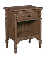 Kincaid Weatherford- Heather Open Nightstand in gray-brown
