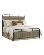 Kincaid Mill House Folsom Metal Bed in light brown