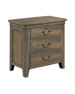 Kincaid Mill House Beagle Nightstand in light brown