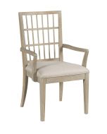 Kincaid Symmetry Fabric Arm Chair in light brown