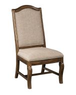 Kincaid Portolone Upholstered Side Chair in brown