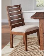 A-America Anacortes Mahagony Upholstered Ladderback Dining Side Chair Set of 2
