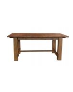 A-America Anacortes Trestle 74'' Extendable Rectangular Dining Table in Mahagony