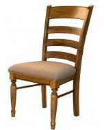 A-America Bennett Ladderback Upholstered Dining Side Chair Set of 2