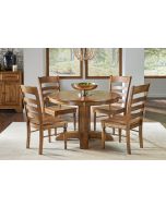 A-America Bennett Pedestal 48 Inch Extendable Oval Dining Table