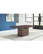 A-America Chesney Flacon Brown 60'' Extendable Convertible Height Storage Dining Table