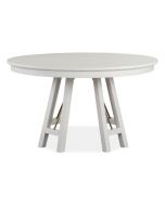 Magnussen Furniture Heron Cove 52'' Round Dining Table in Chalk White