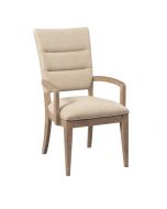 Kincaid Modern Forge Emory Dining Arm Chair in Sandy Brown