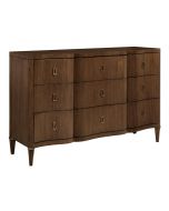American Drew Vantage Walnut Veneers Richmond Drawer Dresser