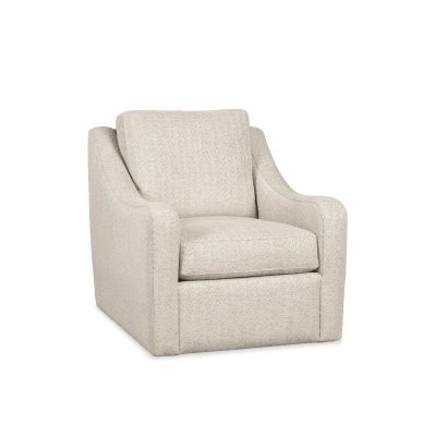 Kwirfy Modern White Swivel Chair