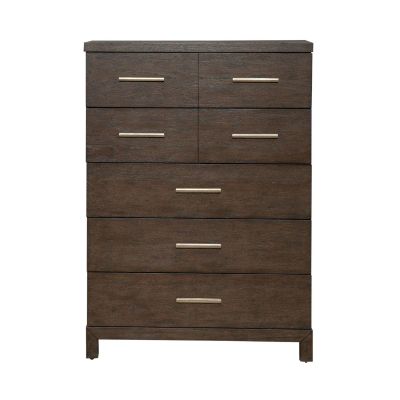 Liberty Furniture Modern Mix Five Drawer Chest in Coffee Bean