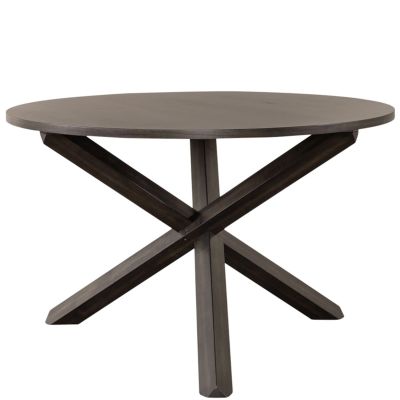 Liberty Furniture Anglewood Pedestal Table in Dark Umber