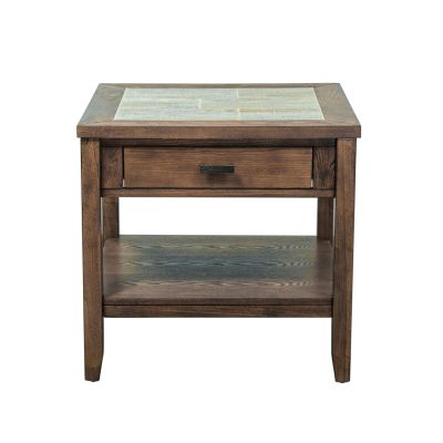 Liberty Furniture Mesa Valley End Table in Brown