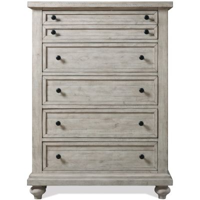 Riverside Furniture Hailey Five Drawer Chest  in Pebble
