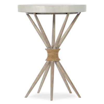 Hooker American Life Amani Accent Table in White