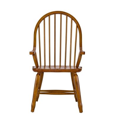 Liberty Furniture Treasures Bow Back Arm Chair in Oak