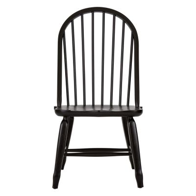 Liberty Furniture Treasures Bow Back Side Chair in Black