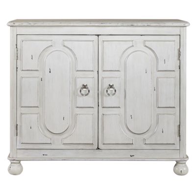 Liberty Furniture Kirkwood Door Accent Cabinet in Antique White