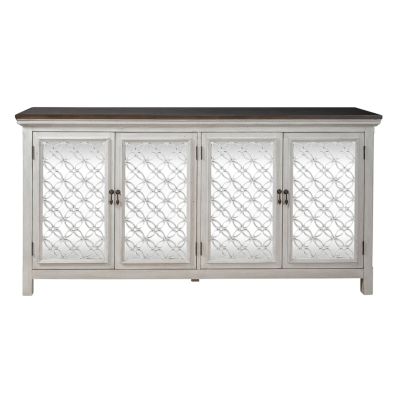 Liberty Furniture Westridge Four Door Accent Cabinetin White Finishes