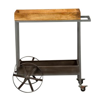 Liberty Furniture Raven Accent Bar Trolley in Nutmeg