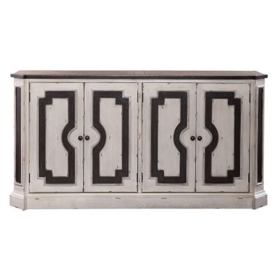 Liberty Furniture Araceli 4 Door Accent Cabinet in White