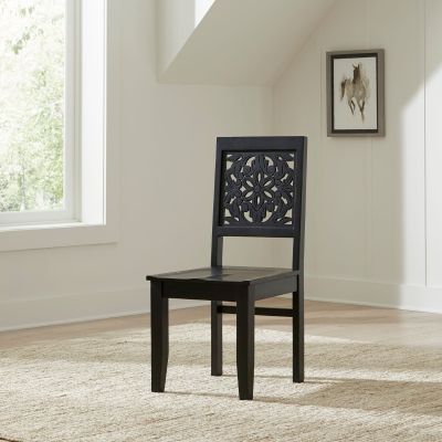 Liberty Furniture Trellis Lane Accent Chair in Weathered Black