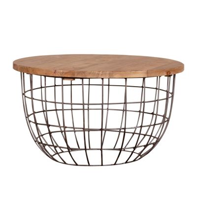 Liberty Furniture Akins Nesting Caged Accent Tables in Weathered Honey Finish