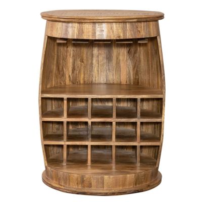 Liberty Furniture Durango Accent Wine Barrel in Honey