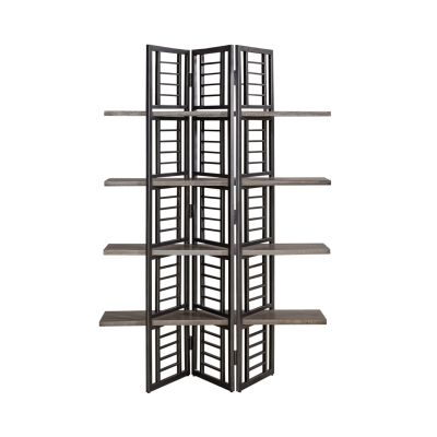 Liberty Furniture Gate View Accent Bookshelf in Driftwood Gray