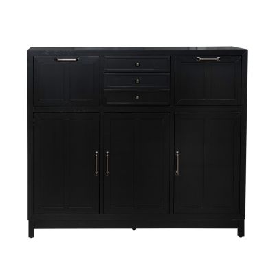 Liberty Furniture Capeside Cottage Buffet in Black
