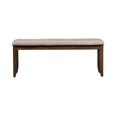 Liberty Furniture Santa Rosa II Upholstered Dining Bench in Brown