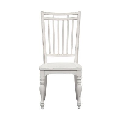 Liberty Furniture Magnolia Manor Spindle Back Side Chair in White