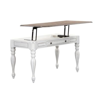 Liberty Furniture Magnolia Manor Lift-Top Writing Desk in White