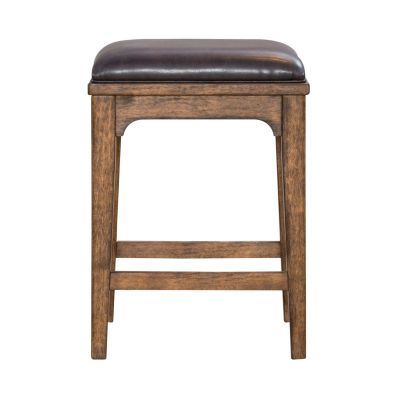 Liberty Furniture Ashford Uph Console Stool in Sienna