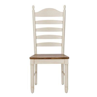Liberty Furniture Springfield Ladder Back Side Chair in White