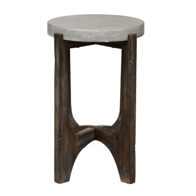 Liberty Furniture Cascade Chair Side Table in Gray