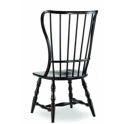 Hooker Sanctuary Spindle Side Chair in Black