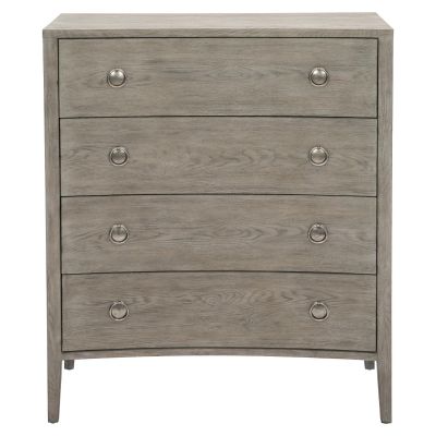 Bernhardt Albion Tall Drawer Chest in Pewter finish