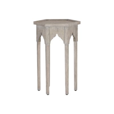 Bernhardt Albion Accent Table in Pewter finish